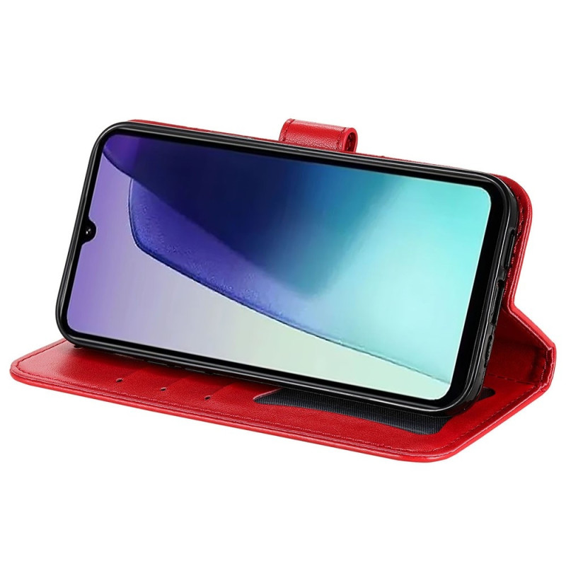 Til Xiaomi Redmi 14C Lommebok - deksel med blomstermønster - rød