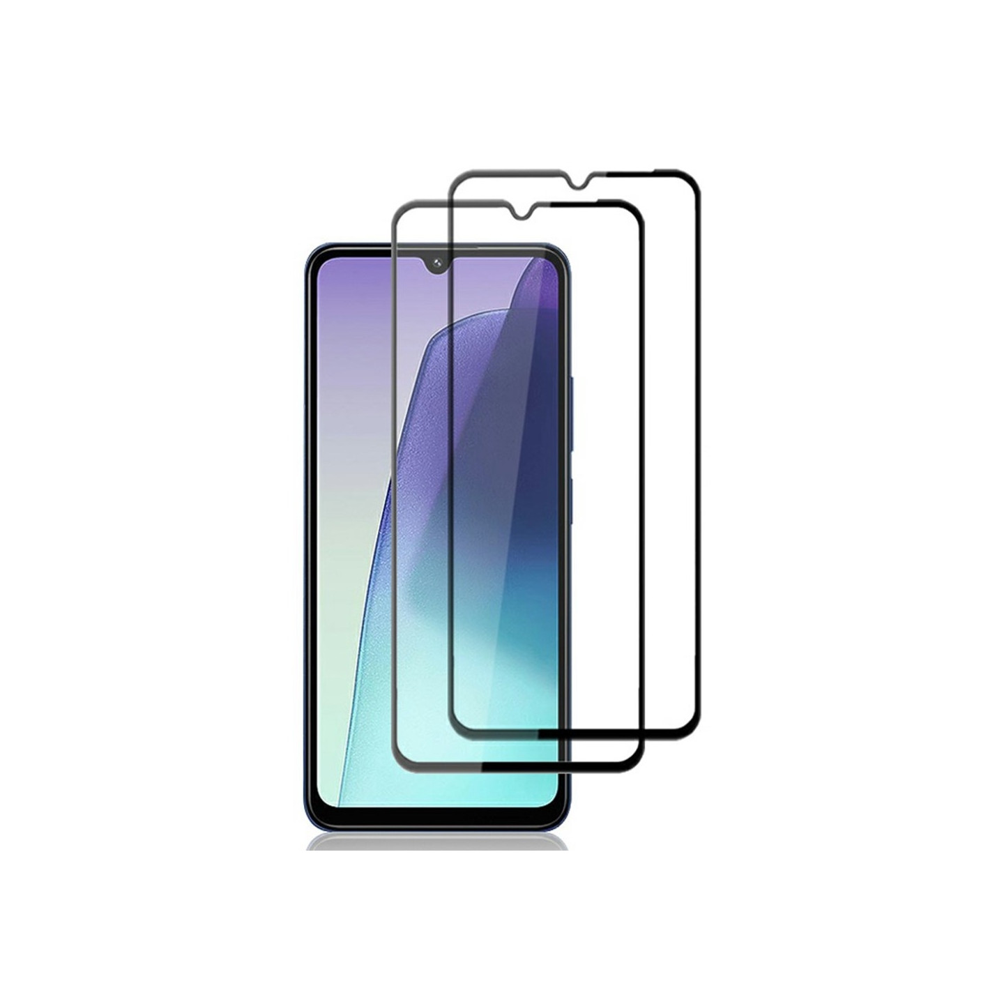 AMORUS 2Pcs For Xiaomi Redmi 14C Tempered Glass