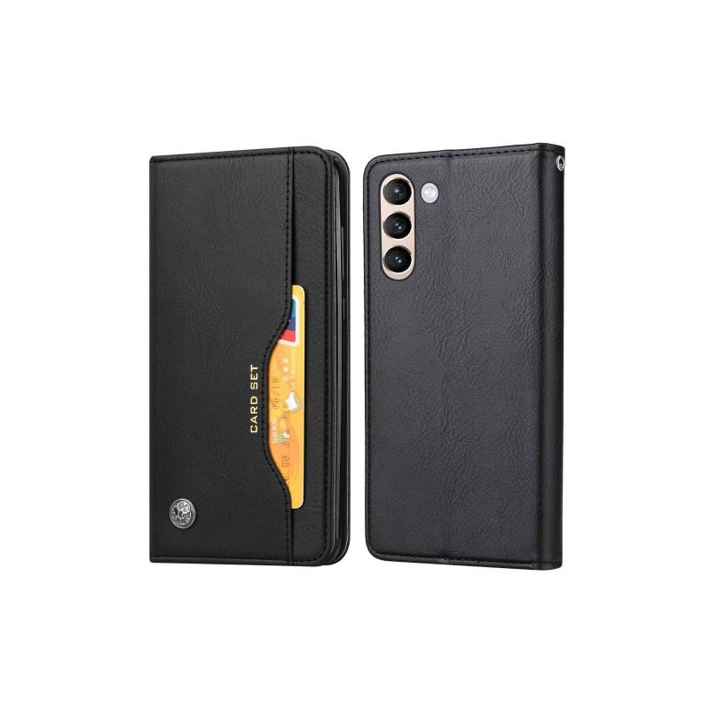 Samsung Galaxy S23 Lompakkoteline Puhelimen Läppökotelo - Musta