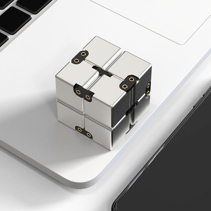 Fidget Toy Stress Relaxation Infinite Cube Flip Cube Blå