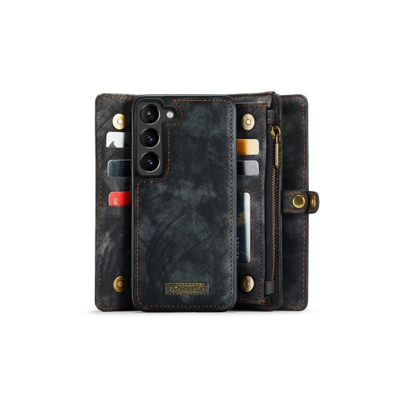 CASEME Samsung Galaxy S23 2 - i - 1 Aftagelig - Sort