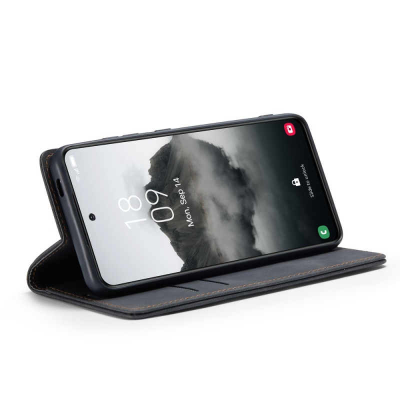 CASEME Retro Pung Taske til Samsung Galaxy S24 FE - Sort