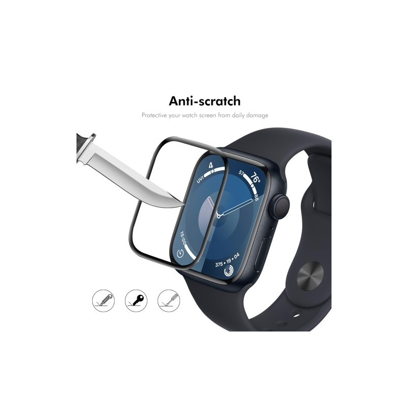 För A Watch Series 10 46mm Skärmskydd 3D Curved Clear Film - Transparent