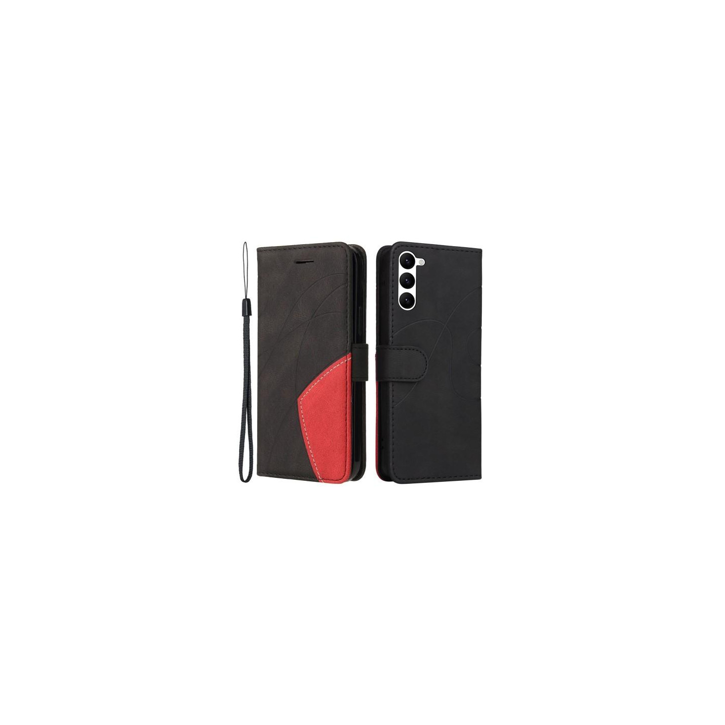 Til Samsung Galaxy S23 KT Series - 1 Dobbeltfarve - Sort/Rød