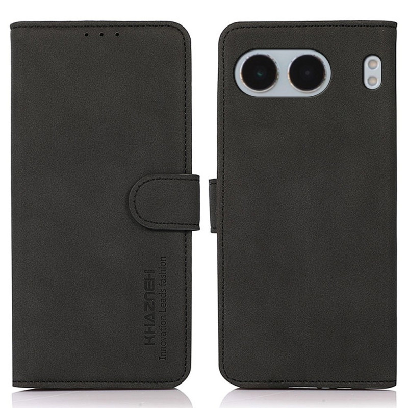 KHAZNEH OnePlus Nord 4 Case lompakkokotelolle Shell Phone Case - musta