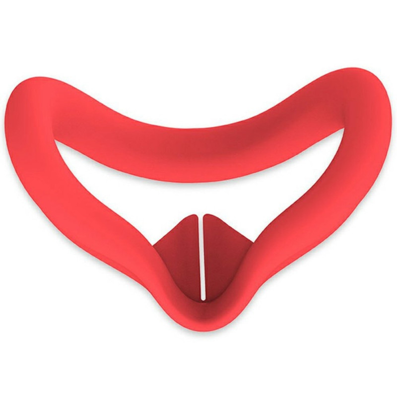 For Meta Quest 3S VR Silicone Case Anti - Sweat Face Pad Protective Cover - Red
