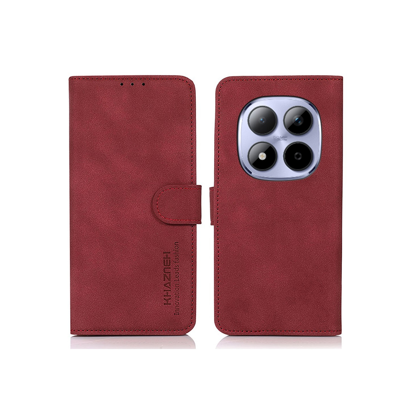 KHAZNEH For Xiaomi Poco M8 Pro 5G / Redmi Note 15 Pro+ 5G -deksel Lommebok-deksel Telefonveske