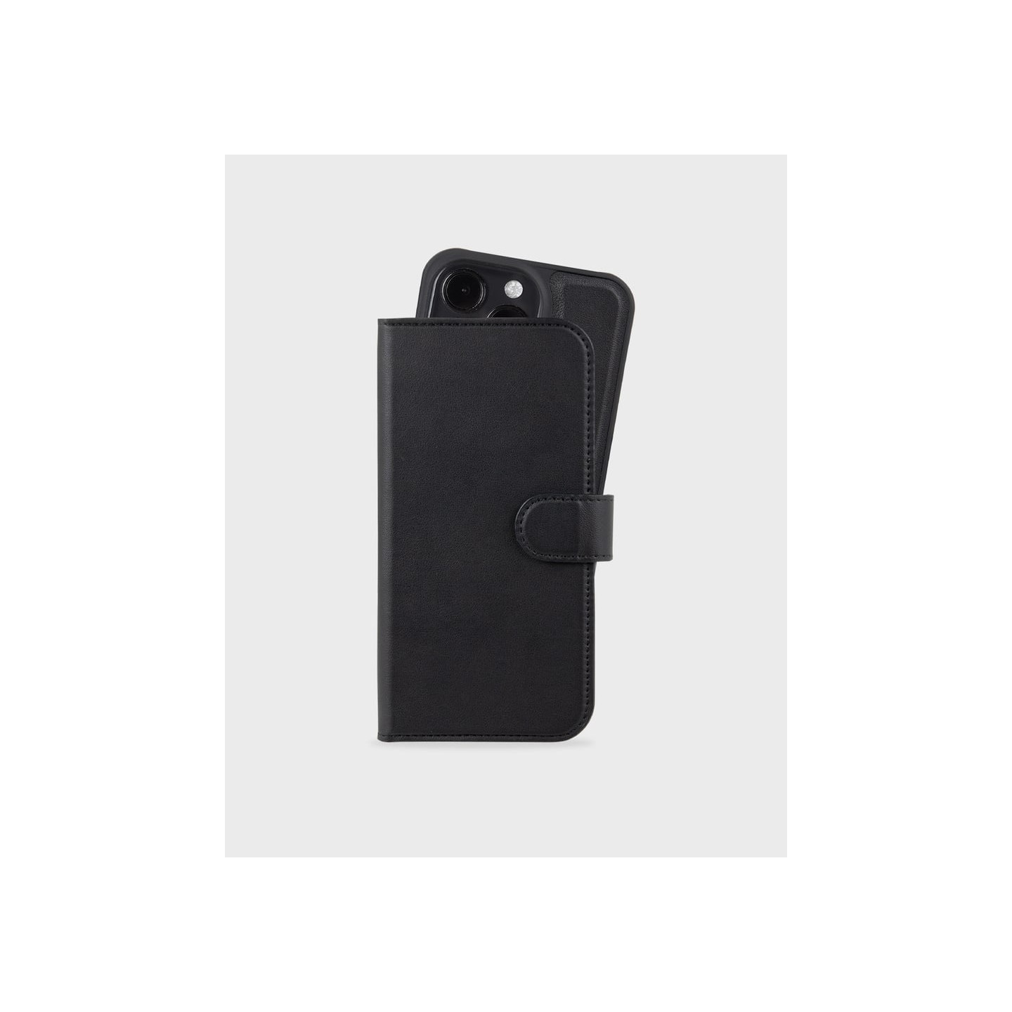 Holdit Fodral Skal Wallet Case Magnet Plus Black till iPhone 16 Pro Max