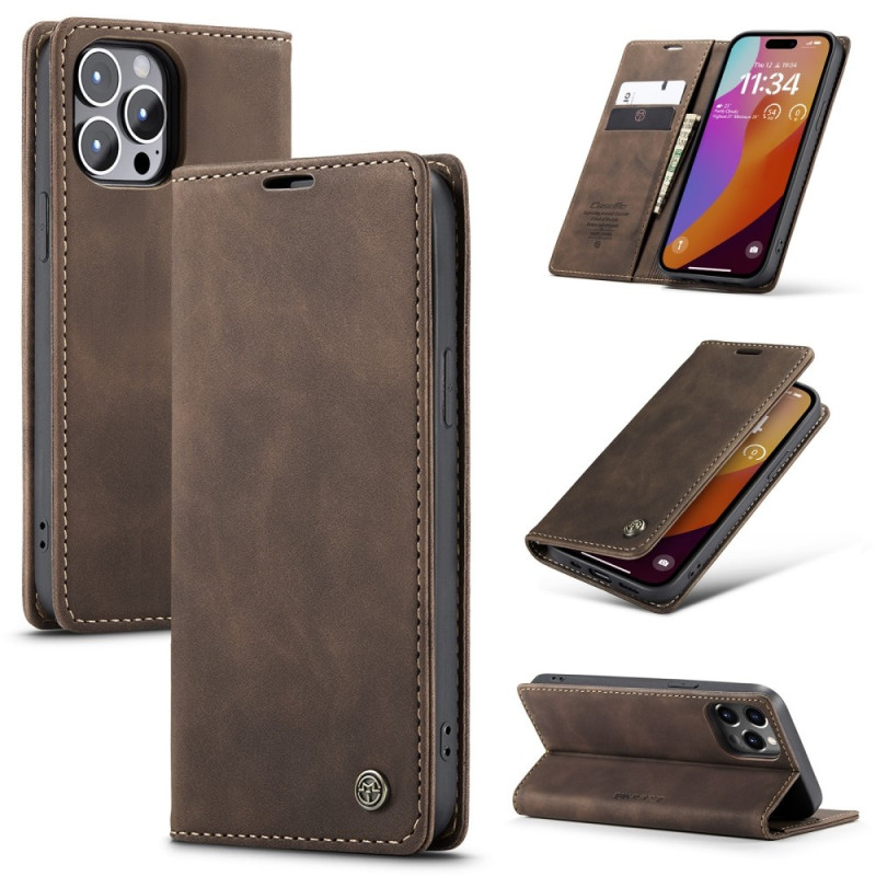 CASEME Retro Wallet Case for iPhone 16 Pro Max