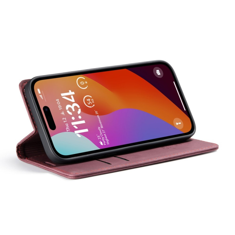 CASEME Plånboksfodral iPhone 16 Pro - Röd