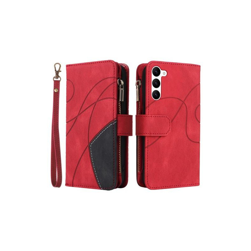 KT Multi - function Series - 5 For Samsung Galaxy S23 Phone Case Red/Black