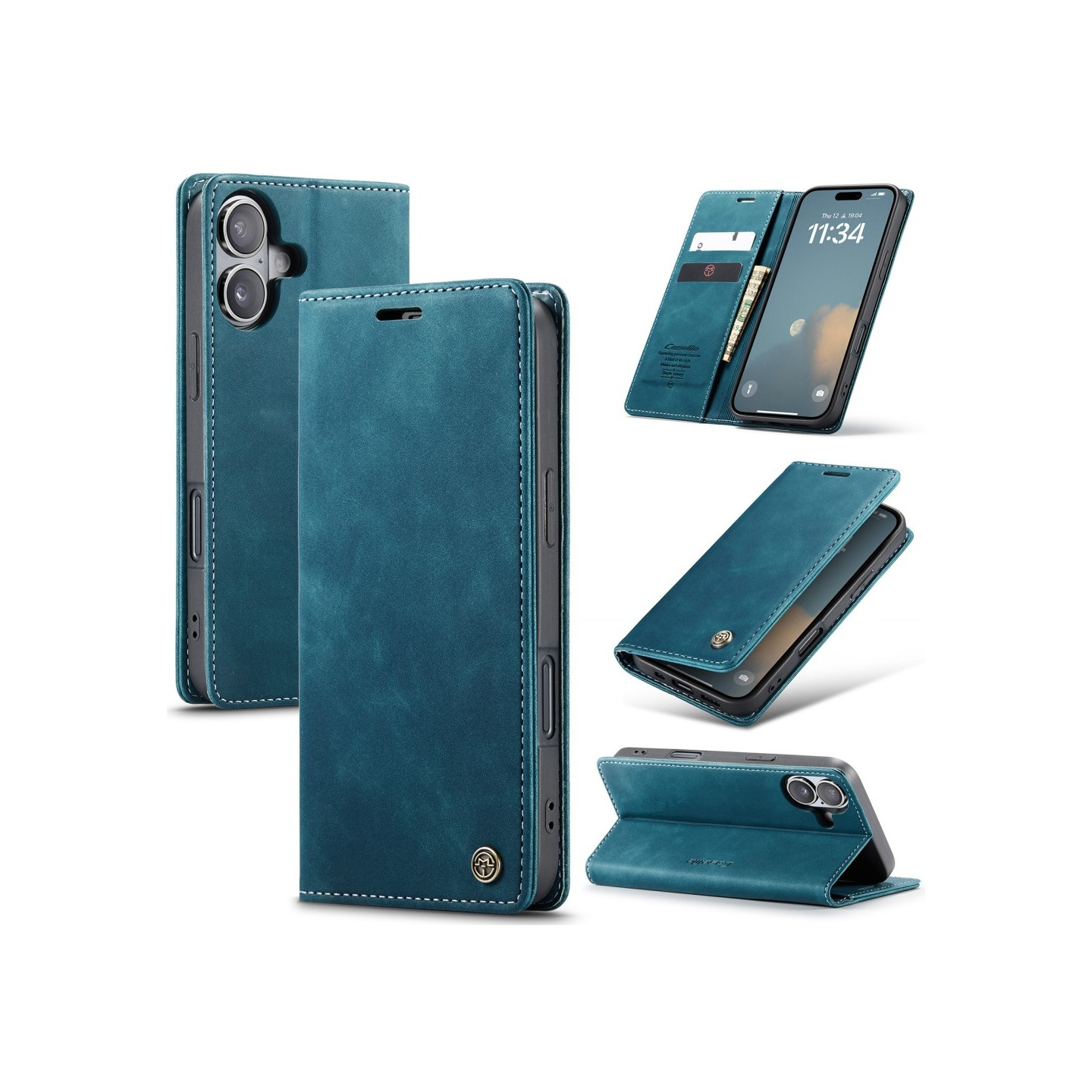 CASEME Retro Wallet Case for iPhone 16