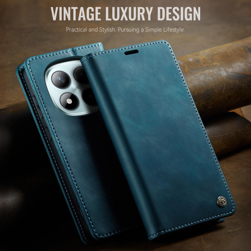 CASEME Retro Wallet Case for Xiaomi Poco M8 Pro 5G / Xiaomi Redmi Note 15 Pro+ 5G