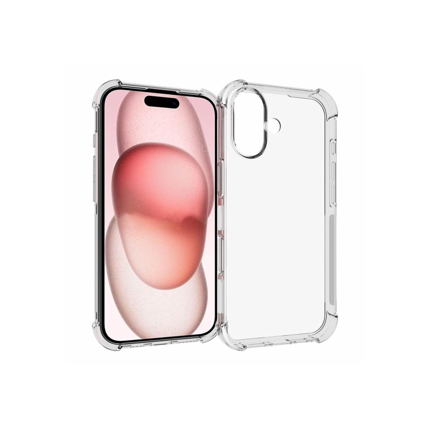 Deksel til iPhone 16 Støtabsorbert forsterket hjørne termoplastisk polyuretan