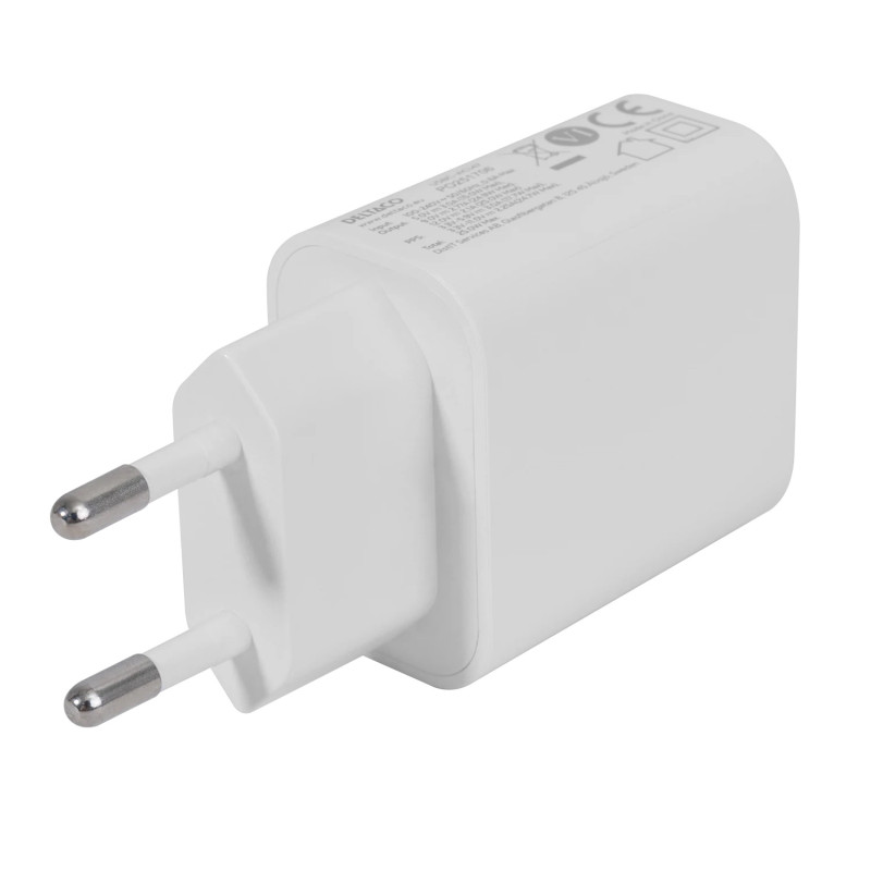 USB - C wall charger with PD 20 W and PPS 25 W, Samsung Super Fast Charging, white