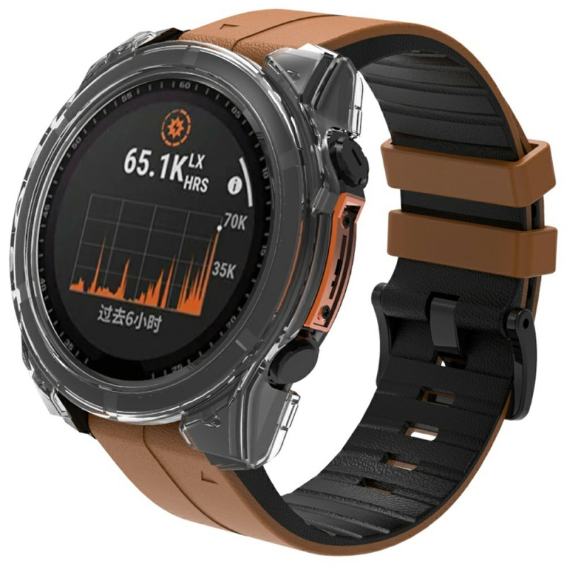 Garmin Fenix 8 47mm AMOLED kovalle PC - kellokotelolle, karkaistu lasi