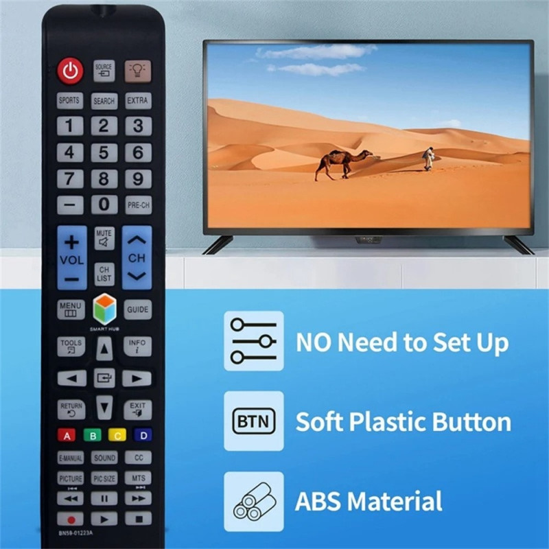 TV:n kaukosäädin Korvaa BN59 - 01223A Samsung TV