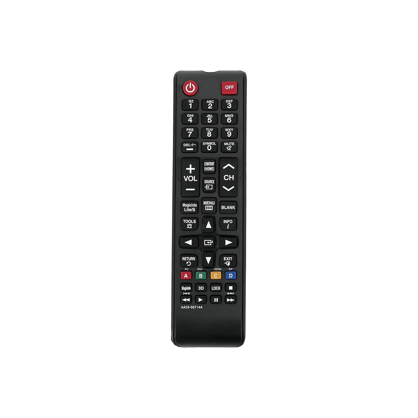 TV remote control Replacement for AA59 - 00714A Samsung TV