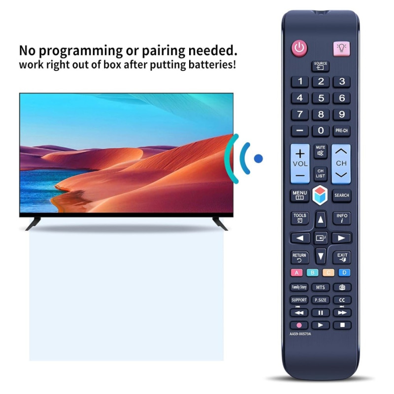 TV fjernbetjening Erstatning til AA59 - 00579A Samsung TV