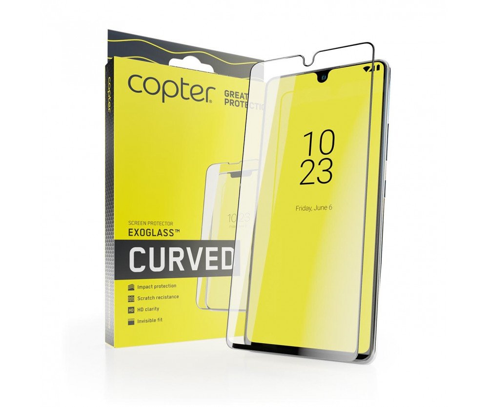 Copter Exoglass Samsung Galaxy A72 Curved Frame Svart