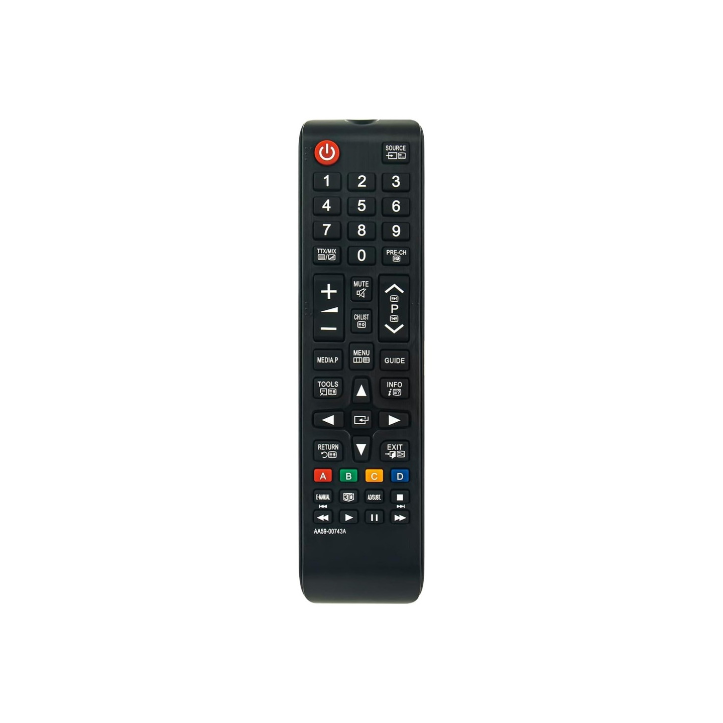 TV remote control Replacement for AA59 - 00743A Samsung TV