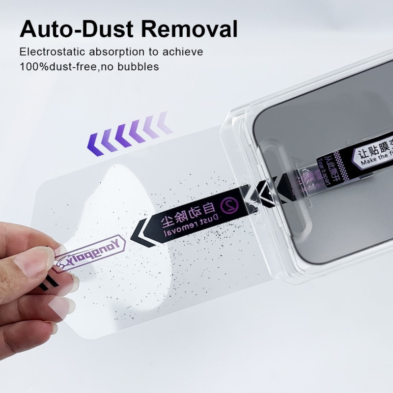 iPhone 16 Anti - spy Privacy Tempered Glass - näytönsuoja