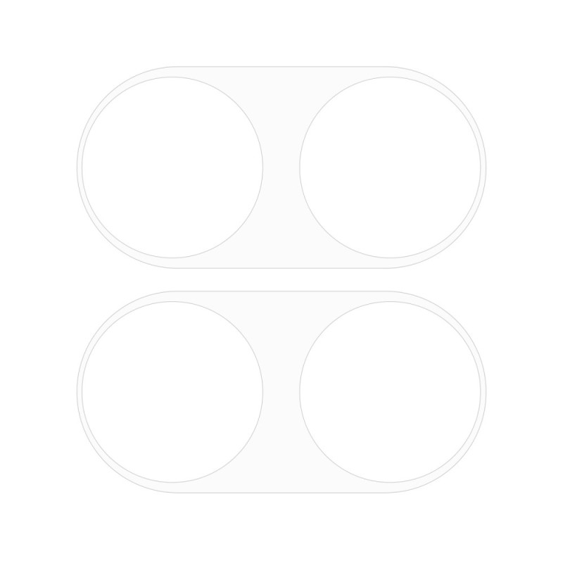 2 - Pack kameralinsedeksel til OnePlus Nord 4, ripebestandig herdet glass