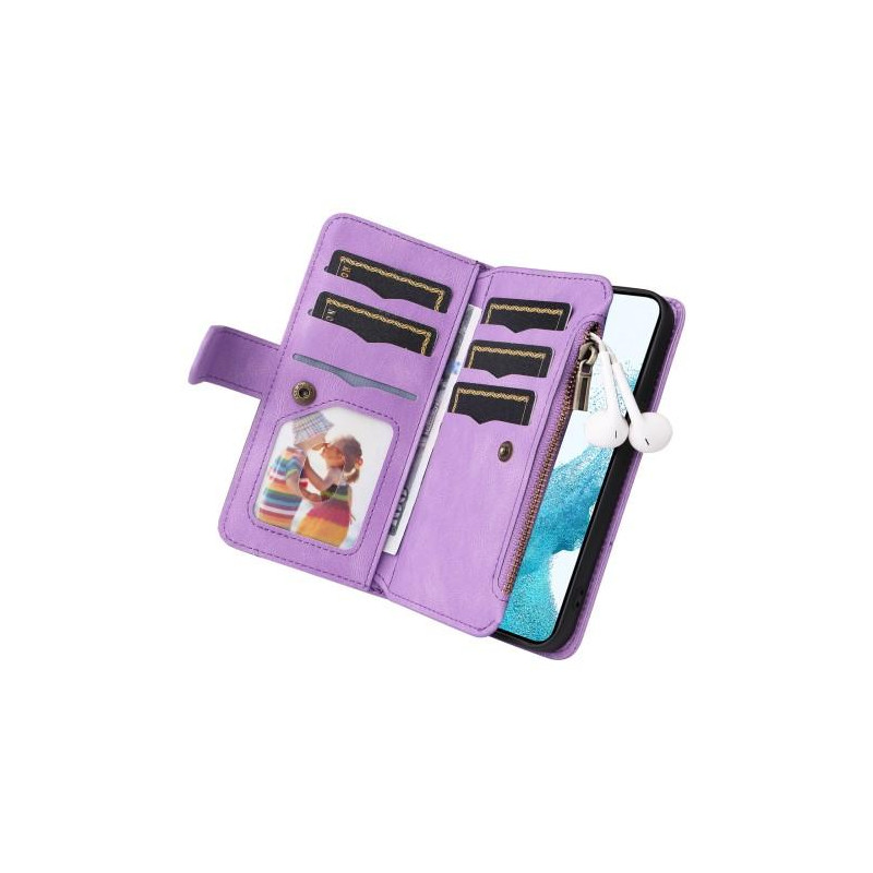 KT - monitoimisarja - 5 Samsung Galaxy S23 - puhelinkotelolle Violetti/harmaa