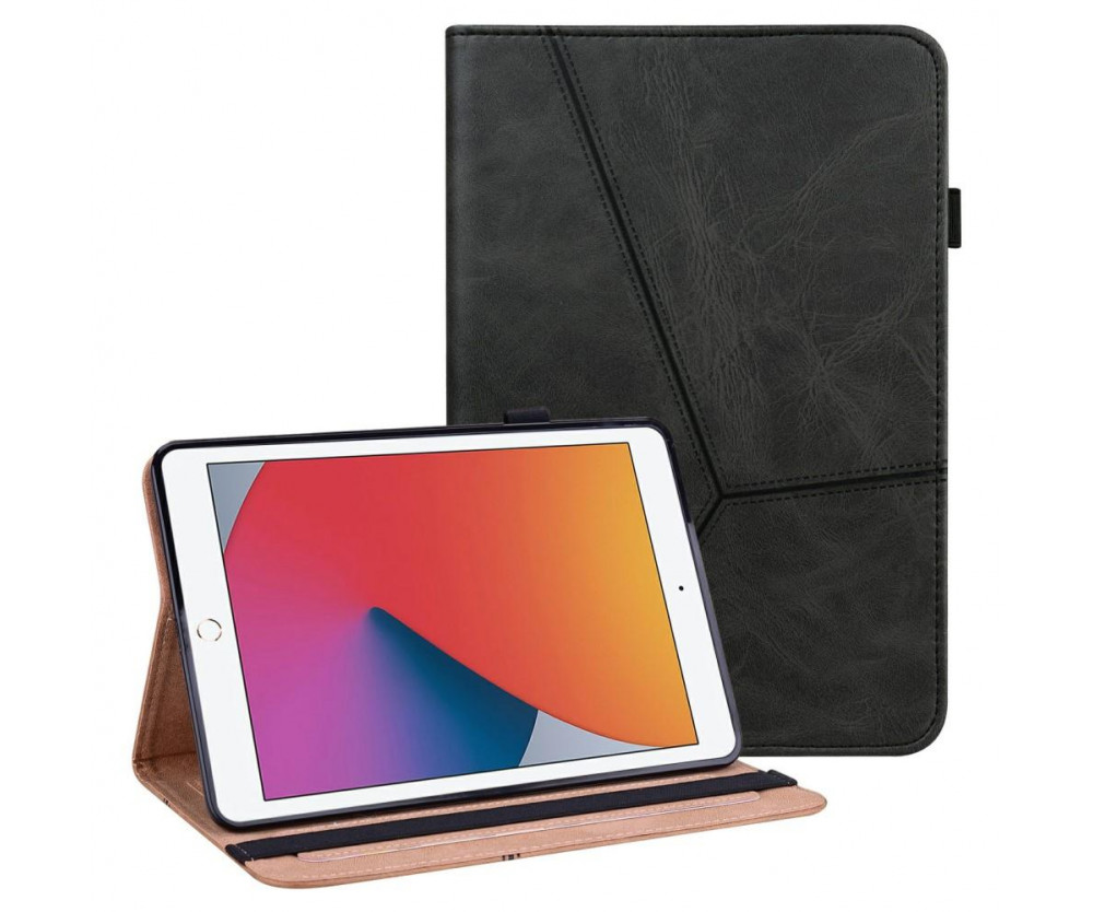 För iPad 10.2 (2021)/(2020)/(2019) Vikbart fodral - Svart