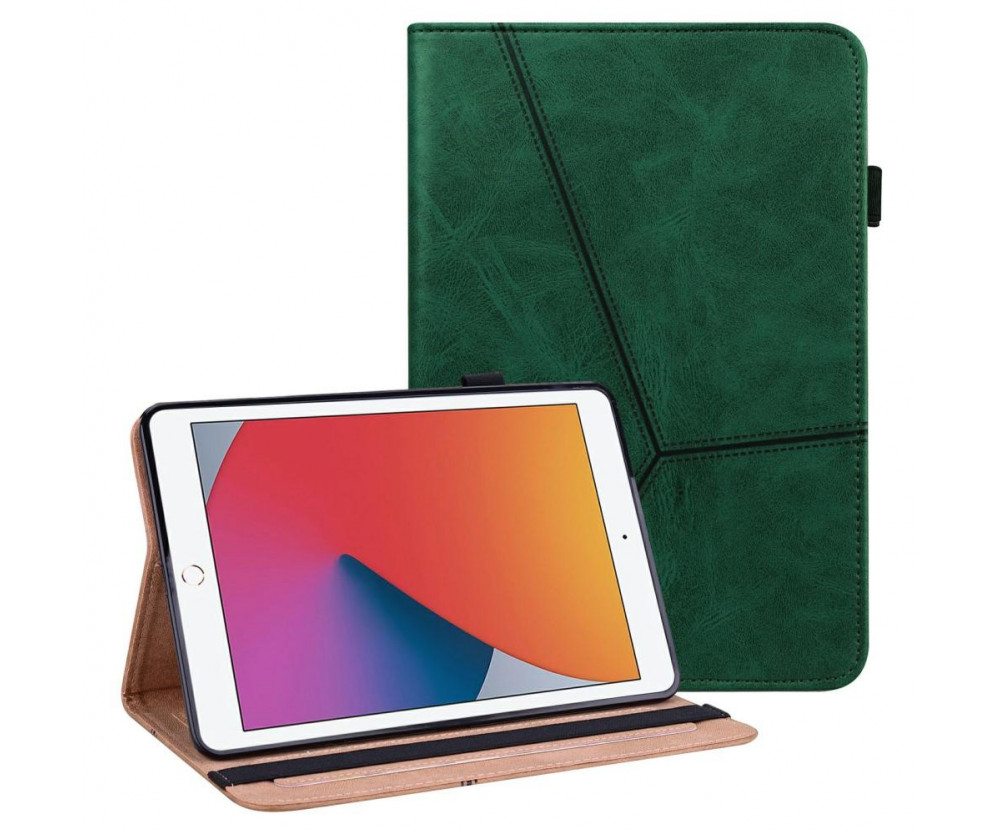 För iPad 10.2 (2021)/(2020)/(2019) Vikbart fodral - Grön
