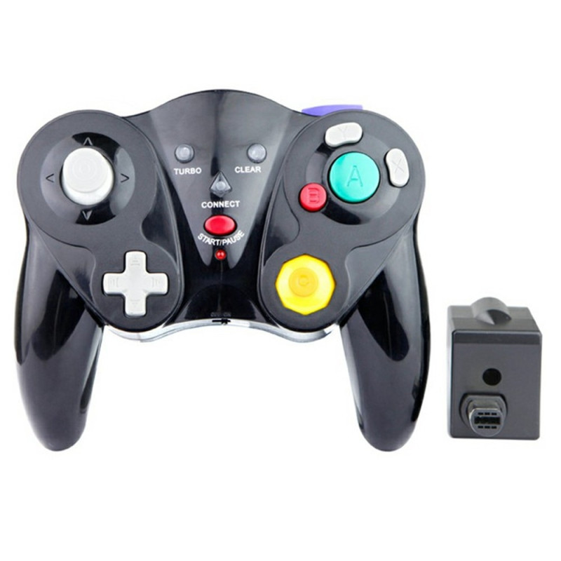 Kompatibel med Nintendo Gamecube Wireless Gamepad Turbo Vibration Game Controller