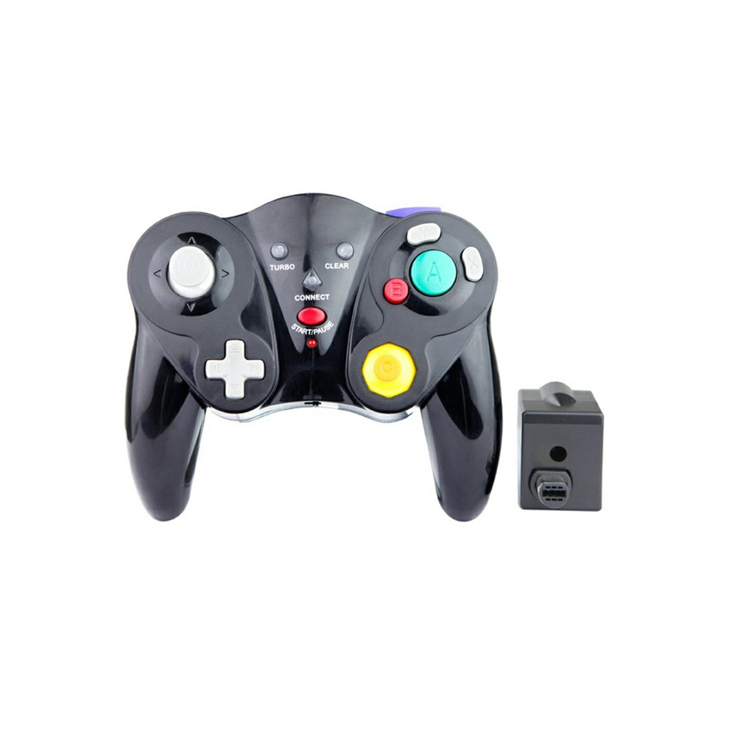 Compatible with Nintendo Gamecube Wireless Gamepad Turbo Vibration Game Controller
