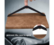 För iPad 10.2 (2021)/(2020)/(2019) Vikbart fodral - Brun