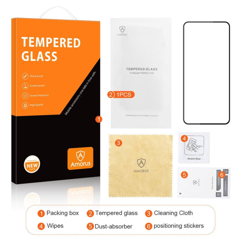 AMORUS til OnePlus Nord 4 Skjermbeskytter i Herdet Glass