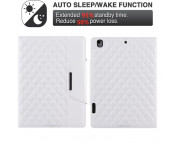 För iPad 10.2 (2021)/(2020)/(2019) Vikbart fodral - Vit