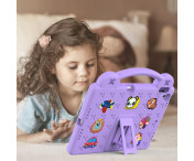 Apple iPad 10.2 2021 2020 2019 EVA Foam Stand Skal Fodral - Lila