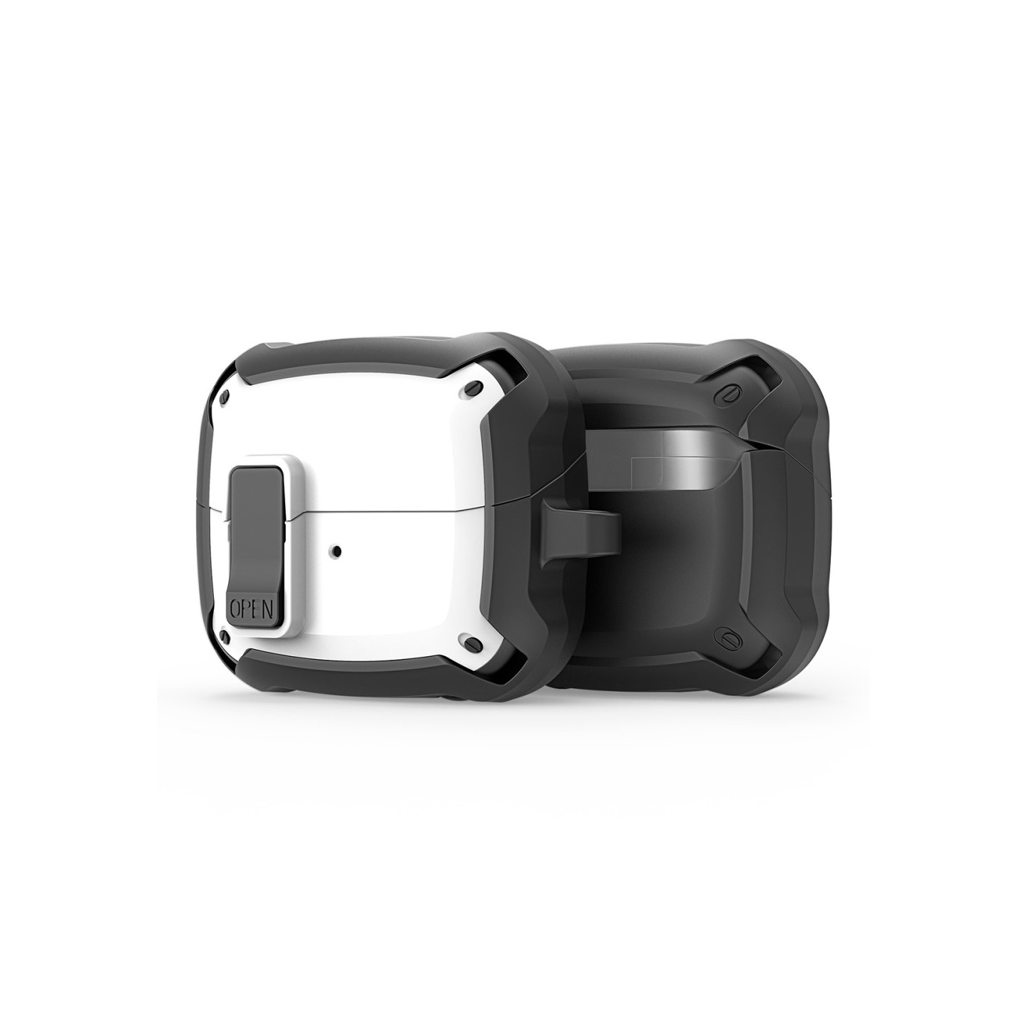 DUX DUCIS til Samsung Galaxy Buds3 Pro Buds3 deksel med krok - hvit