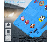 Apple iPad 10.2 2021 2020 2019 EVA Foam Stand Skal Fodral - LjusBlå