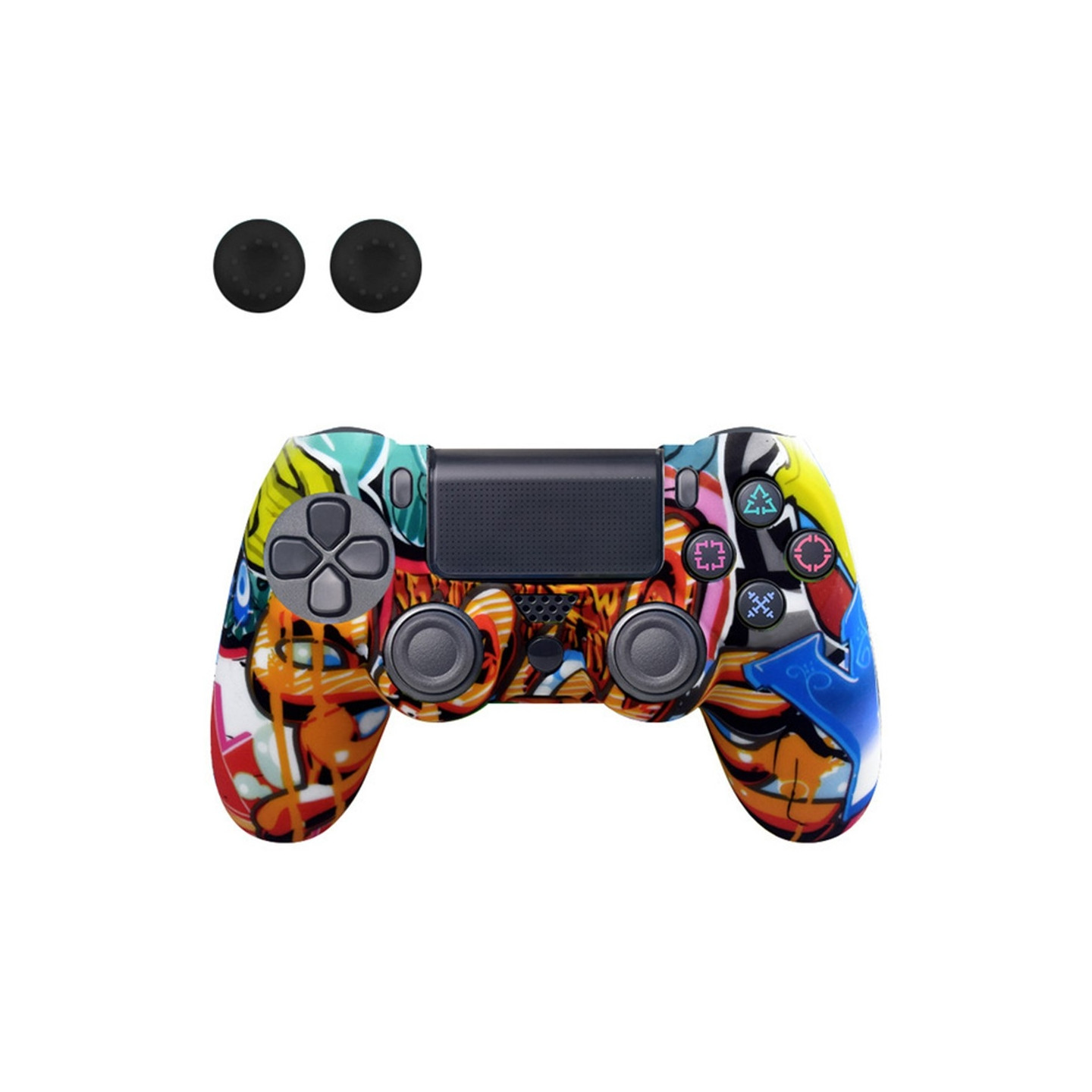 Etui til Sony PlayStation 4 Pro Slim PS4 Anti - Slip Silikone Skin Cover - Blå Y