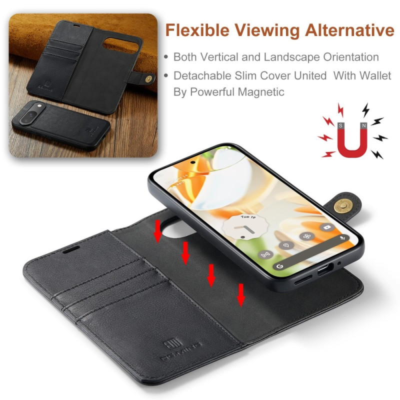 DG.MING for Google Pixel 9 / 9 Pro Detachable 2 - in - 1 Wallet Cover