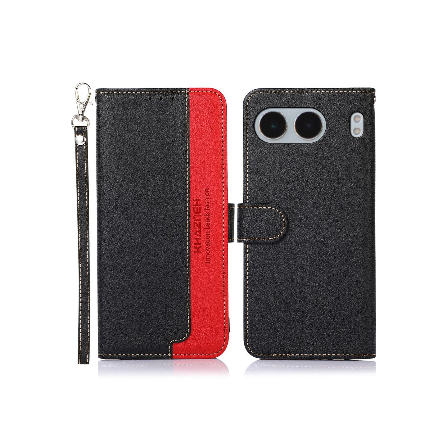 KHAZNEH OnePlus Nord 4 Lompakkokotelo Nahkainen Flip Cover