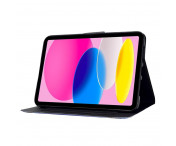 Apple iPad 10.9 2022 Vikbart fodral korthållare - Blå Fjäril