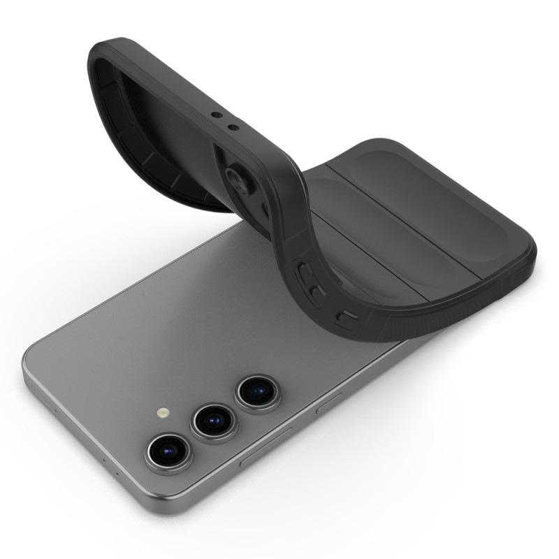 Till Samsung Galaxy S24 FE Mjukt TPU Stöttåligt Telefonfodral - Svart