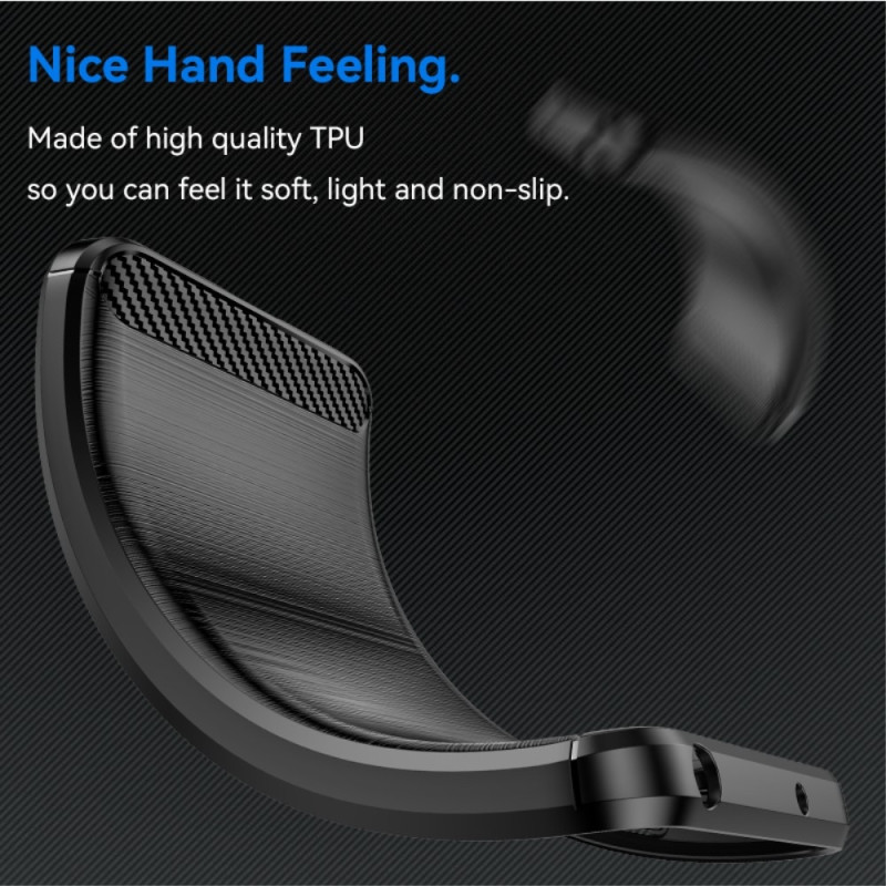 For Samsung Galaxy S24 FE Case Phone Cover TPU Carbon Fiber Texture