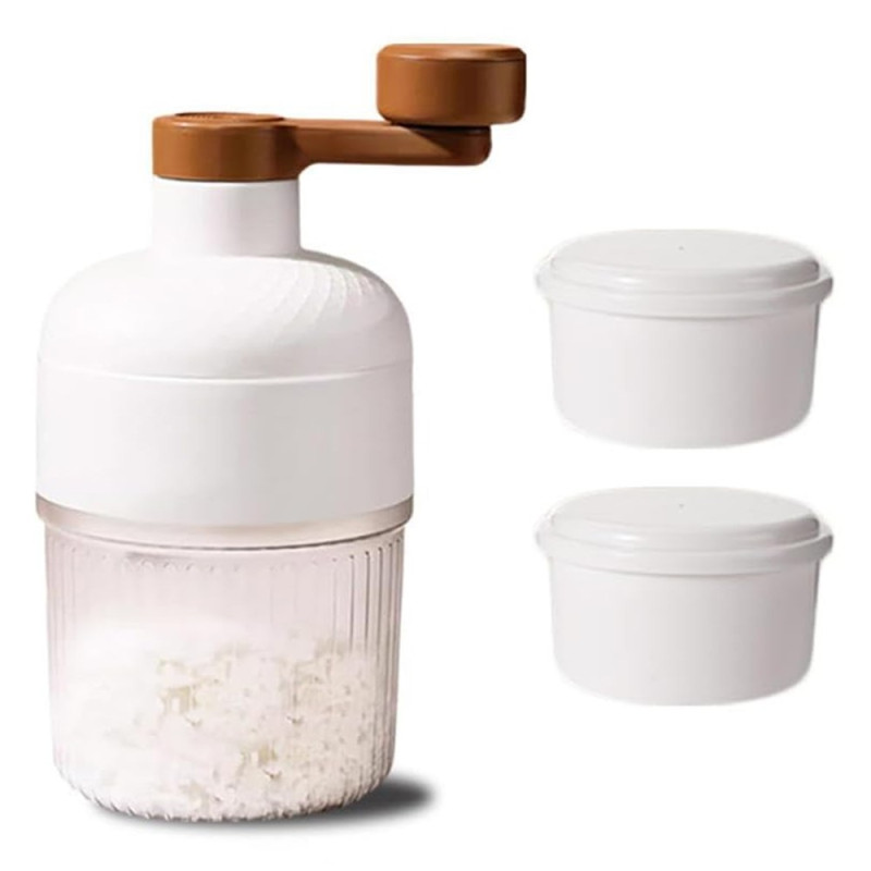 Shaved Ice ice machine Ice Crusher with 2 ice cube trays