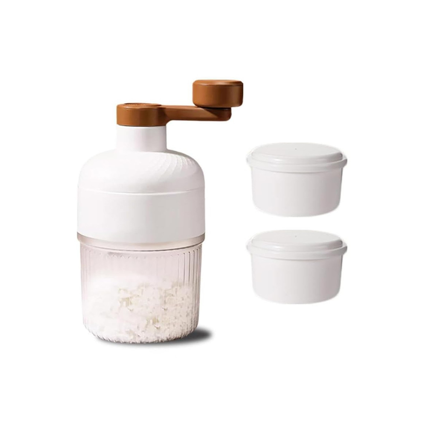 Shaved Ice ismaskin Ice Crusher med 2st iskub - brickor