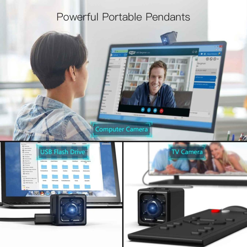 JAKCOM CC2 Mini UV - beleggfilterlinse Filmactionkamera Innebygd 40mAh batteri