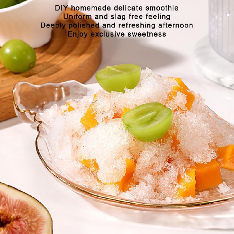 Shaved Ice ismaskin Ice Crusher med 2st iskub - brickor