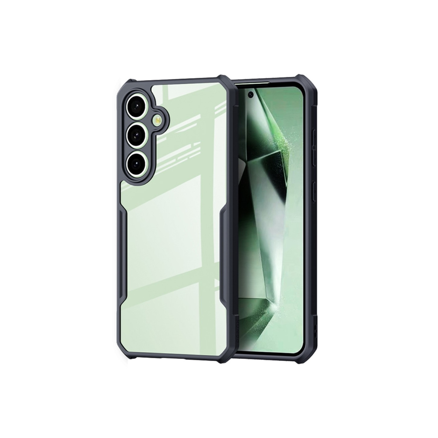 XUNDD TPU Hybrid Dekseldeksel til Samsung Galaxy S24 FE - Svart