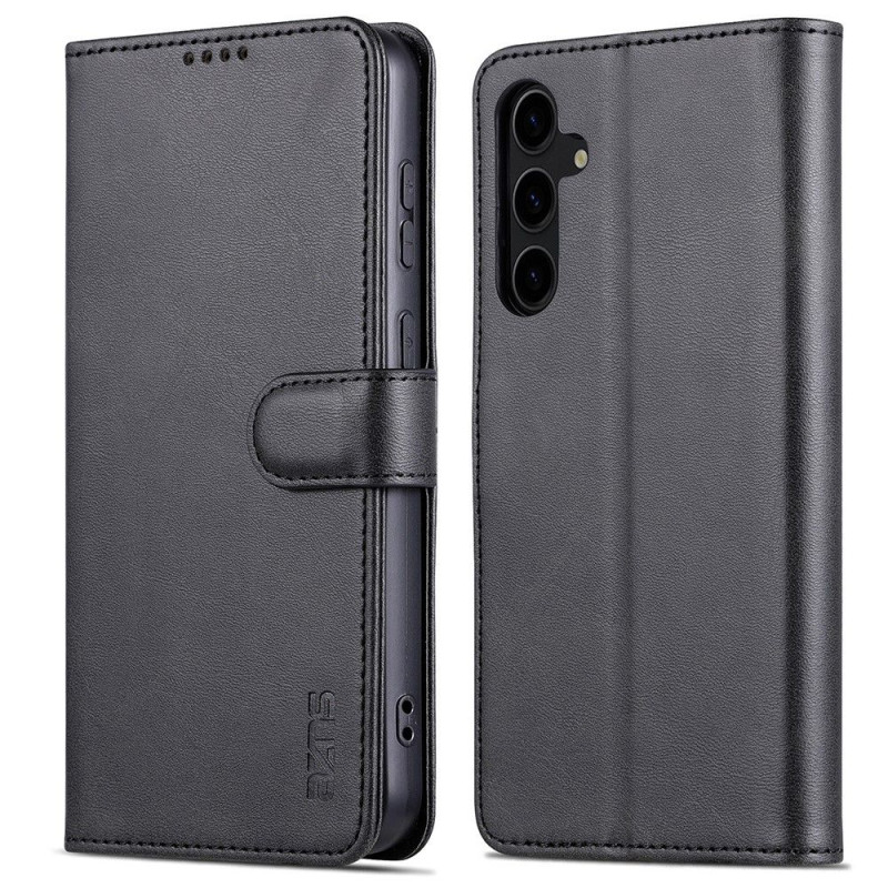 AZNS För Samsung Galaxy S24 FE Fodral Telefonplånbok - Svart
